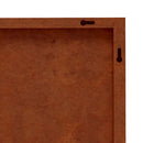 udendørs vægdekoration 105x55 cm soldesign cortenstål