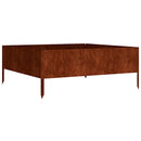 højbed 100x100x41 cm cortenstål
