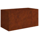 plantekasse 80x40x40 cm cortenstål