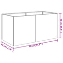 plantekasse 80x40x40 cm cortenstål