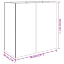 plantekasse 40x80x80 cm cortenstål