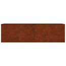 højbed 280x80x80 cm cortenstål