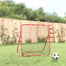 justerbar foodbold-rebounder 96x80x96 cm stål og PE