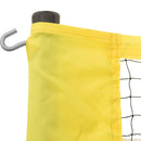 volleyballnet 823x244 cm PE-stof gul og sort