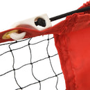 tennisnet 400x100x87 cm polyester sort og rød