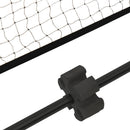 tennisnet 400x100x87 cm polyester sort og rød