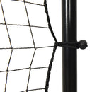 fodbold-rebounder 366x90x183 cm HDPE sort