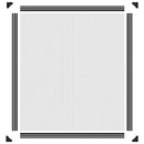 magnetisk insektnet til vinduer 120x140 cm antracitgrå