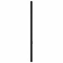 udskiftningsgavl 75 cm metal sort
