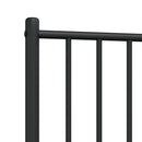 udskiftningsgavl 75 cm metal sort