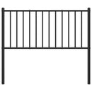 udskiftningsgavl 100 cm metal sort
