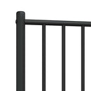 udskiftningsgavl 100 cm metal sort