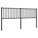 udskiftningsgavl 180 cm metal sort