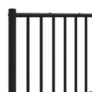udskiftningsgavl 193 cm metal sort