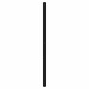 udskiftningsgavl 200 cm metal sort