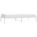 sengeramme 90x190 cm metal hvid