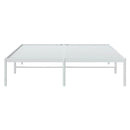 sengeramme 140x190 cm metal hvid
