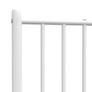 udskiftningsgavl 80 cm metal hvid
