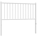 udskiftningsgavl 100 cm metal hvid
