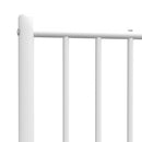 udskiftningsgavl 100 cm metal hvid