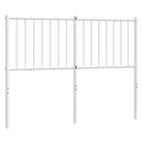 udskiftningsgavl 120 cm metal hvid