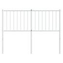 udskiftningsgavl 120 cm metal hvid
