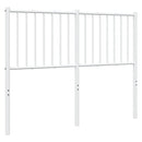 udskiftningsgavl 120 cm metal hvid
