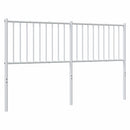 udskiftningsgavl 160 cm metal hvid