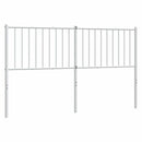 udskiftningsgavl 160 cm metal hvid