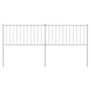 udskiftningsgavl 180 cm metal hvid