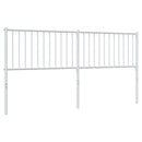 udskiftningsgavl 180 cm metal hvid