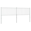 udskiftningsgavl 193 cm metal hvid