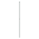 udskiftningsgavl 200 cm metal hvid