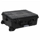 flightcase med hjul 63x50x23 cm PP sort