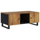 sofabord 100x54x40 cm massivt mangotræ og konstrueret træ