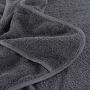 strandhåndklæder 2 stk. 75x200 cm 400 GSM stof antracitgrå