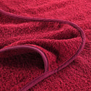 strandhåndklæder 2 stk. 60x135 cm 400 GSM stof bourgogne