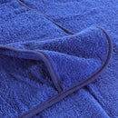 strandhåndklæder 2 stk. 60x135 cm 400 GSM stof kongeblå