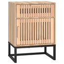 sengeborde 2 stk. 40x30x55,5 cm konstrueret træ og jern