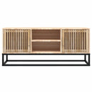 tv-bord 105x30x45 cm konstrueret træ og jern