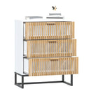 skænk 60x30x75 cm konstrueret træ hvid
