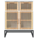 skænk 60x30x75 cm konstrueret træ hvid