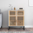 skænk 60x30x75 cm konstrueret træ hvid