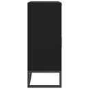 skænk 60x30x75 cm konstrueret træ sort