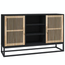 skænk 105x30x65 cm konstrueret træ sort