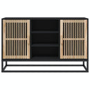 skænk 105x30x65 cm konstrueret træ sort