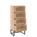 kommode 40x30x95 cm konstrueret træ
