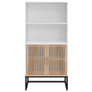 højskab 60x35x125 cm konstrueret træ hvid