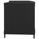 opbevaringshylder 2 stk. polyrattan sort
