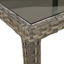 Havemøbel Bord Grå 90 x 90 x 75 cm polyrattan